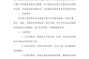 如何制定高效的篮球训练方案以实现最大价值?
